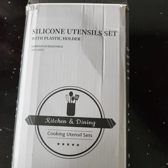 NWT Silicone kitchen utensil 10 piece set - Picture 5 of 6